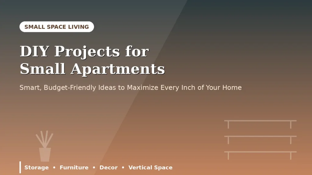 DIY Projects for Small Apartments: Creative Ways to Maximize Every Inch