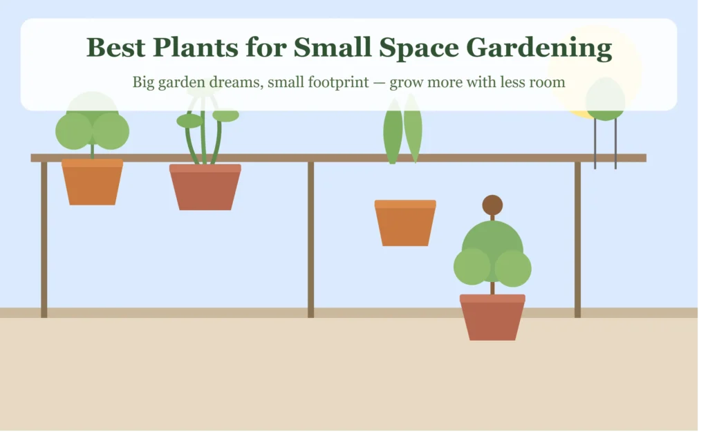 Best Plants for Small Space Gardening: Grow More With Less Room